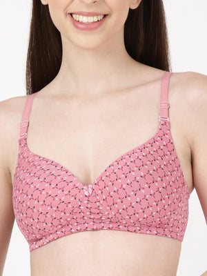 Lush Print Pad - Medium padded printed Modal bra