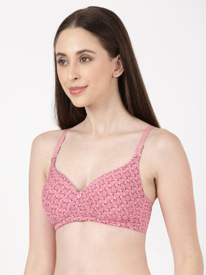 Lush Print Pad - Medium padded printed Modal bra