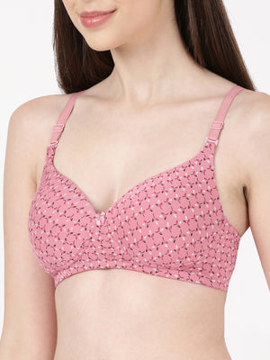 Lush Print Pad - Medium padded printed Modal bra