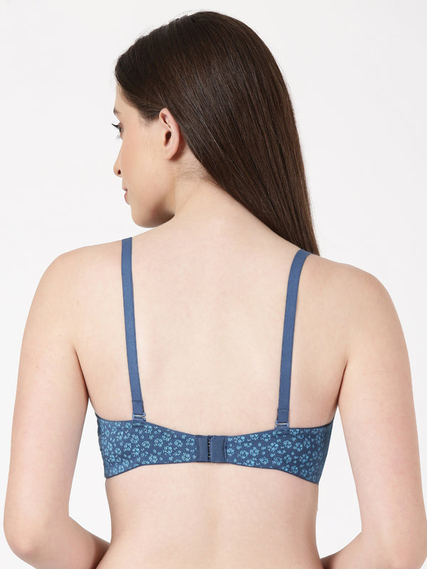 Lush Print Pad - Medium padded printed Modal bra