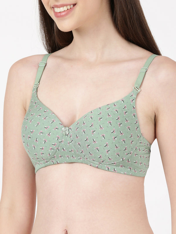 Lush Print Pad - Medium padded printed Modal bra