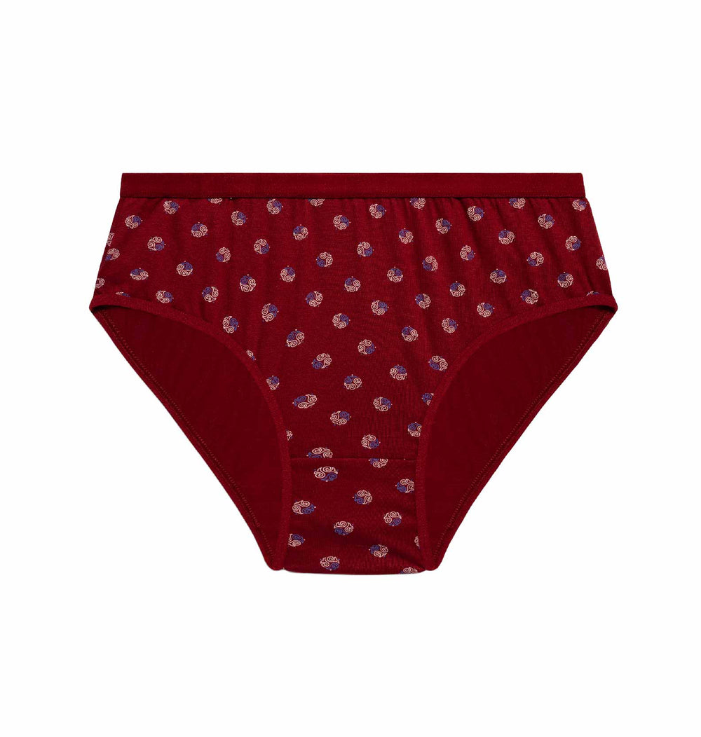 Lilly-Pack of 3 - Women's Cotton Printed Hipster Panties