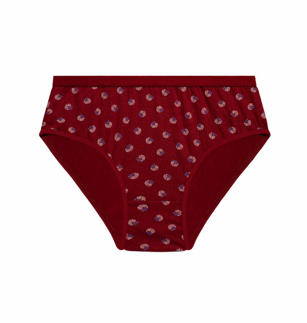 Lilly-Pack of 3 - Women's Cotton Printed Hipster Panties