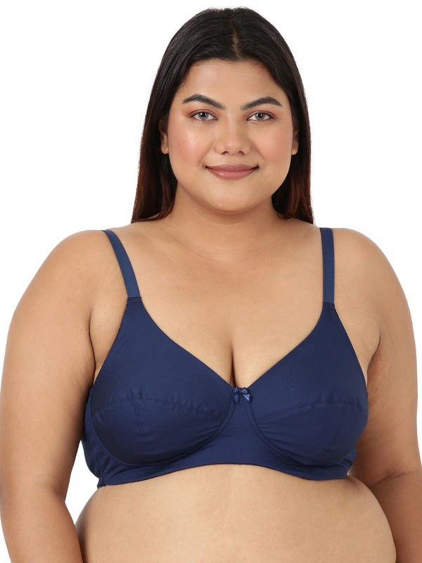 Magna Fit - Full Coverage Cotton Bra With 3-Section Support