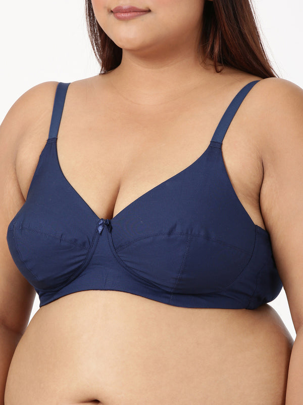 Magna Fit - Full Coverage Cotton Bra With 3-Section Support