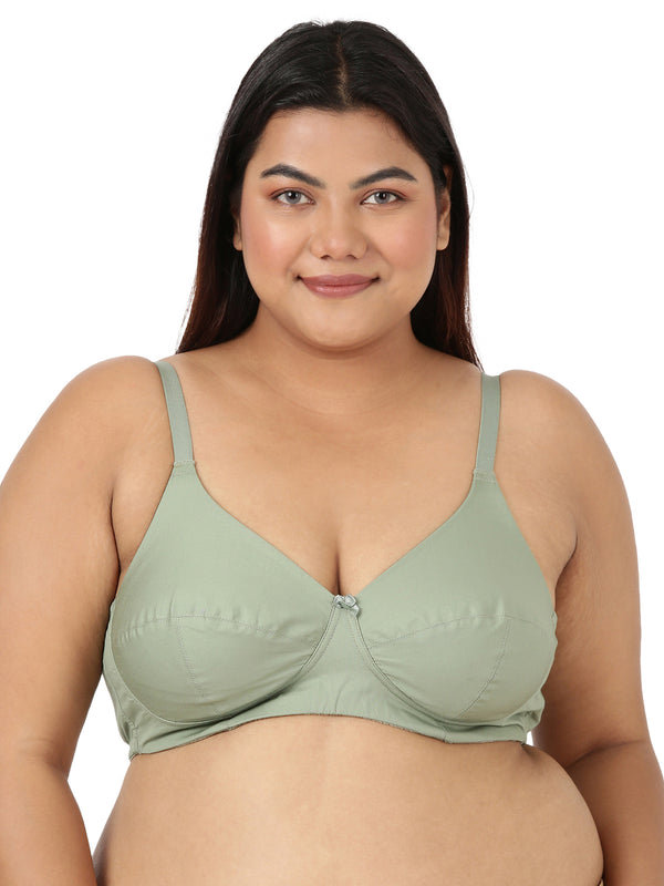 Magna Fit - Full Coverage Cotton Bra With 3-Section Support