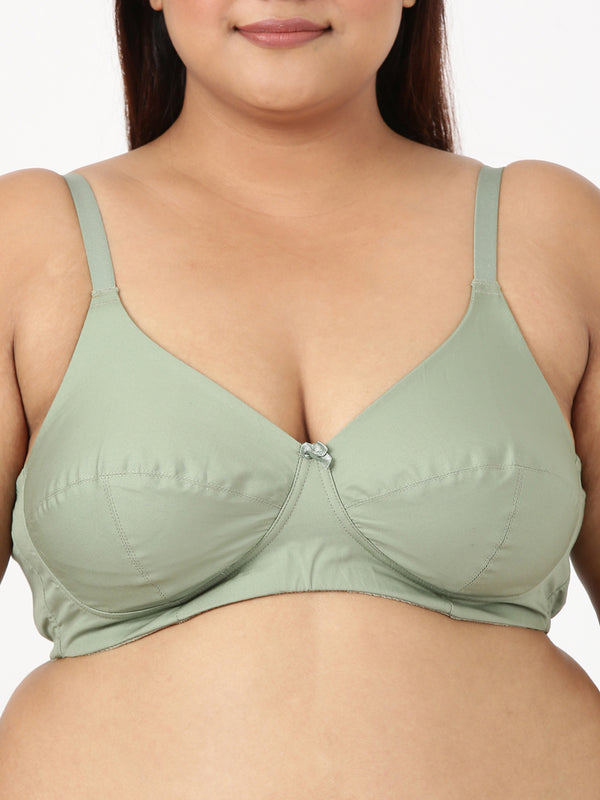 Magna Fit - Full Coverage Cotton Bra With 3-Section Support
