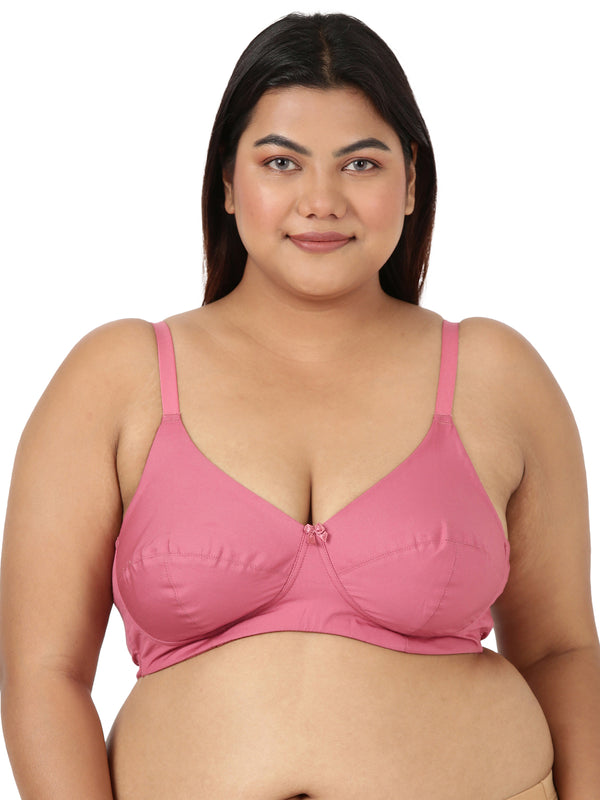Magna Fit - Full Coverage Cotton Bra With 3-Section Support