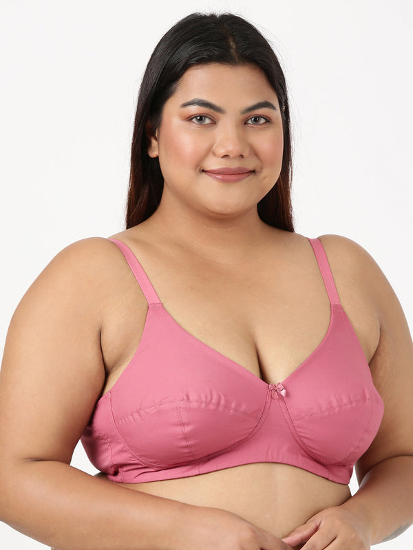 Magna Fit - Full Coverage Cotton Bra With 3-Section Support