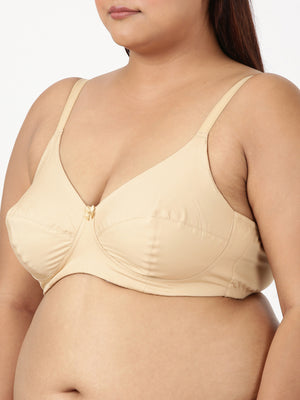 Magna Fit - Full Coverage Cotton Bra With 3-Section Support