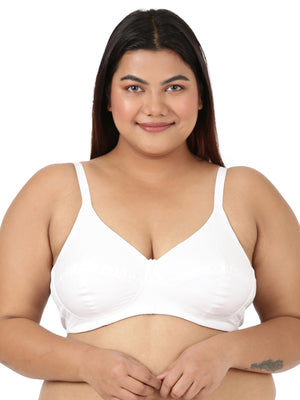 Magna Fit - Full Coverage Cotton Bra With 3-Section Support