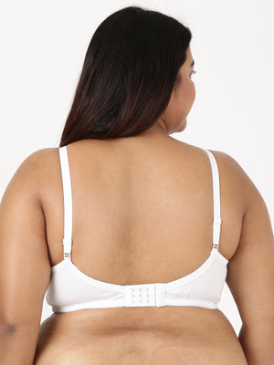 Magna Fit - Full Coverage Cotton Bra With 3-Section Support