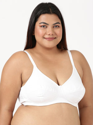 Magna Fit - Full Coverage Cotton Bra With 3-Section Support