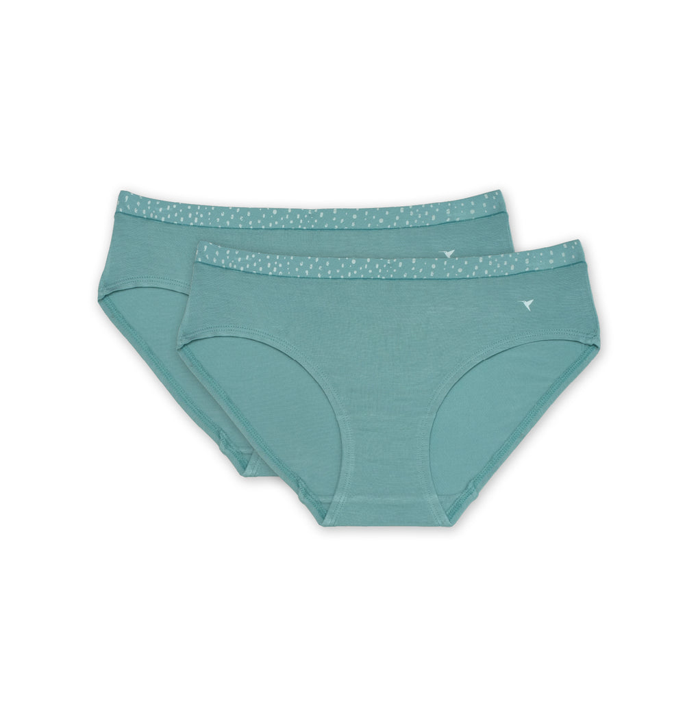 Oxy Soft Panty - Soft Modal Full-Coverage Panty with Seamless Fit, Covered Waistband Pack Of 2