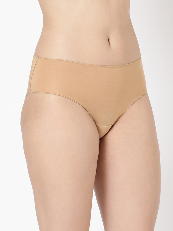 No Line Modal Panty (Pack of 2) - Seamless Mid Waist Comfort