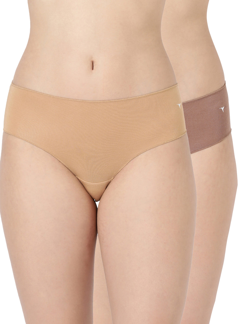 No Line Modal Panty (Pack of 2) - Seamless Mid Waist Comfort