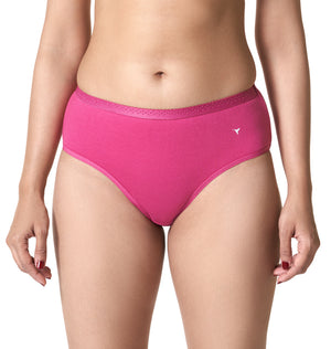 blossom-dahlia combo-hipster panties-outer-elastic-dark-printed-plain