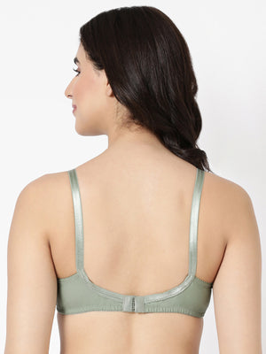 Pleasant Bra - Cotton Lace Semi Coverage, Comfort & Support