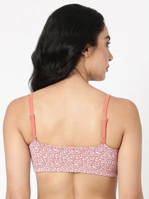 Printeen - Printed Cotton Slip-On Bra For Teens