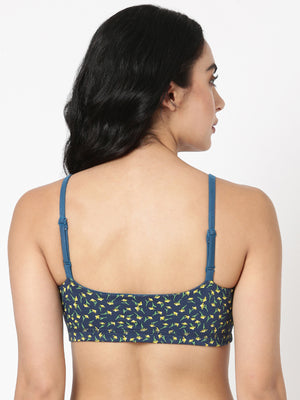 Printeen - Printed Cotton Slip-On Bra For Teens