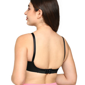 blossom-priyasajini round stitch - Pack of 2-black3-Woven cotton-everyday bra