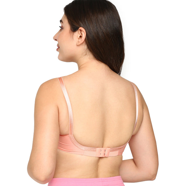 blossom-priyasajini C & D-peach3-Woven cotton-everyday bra