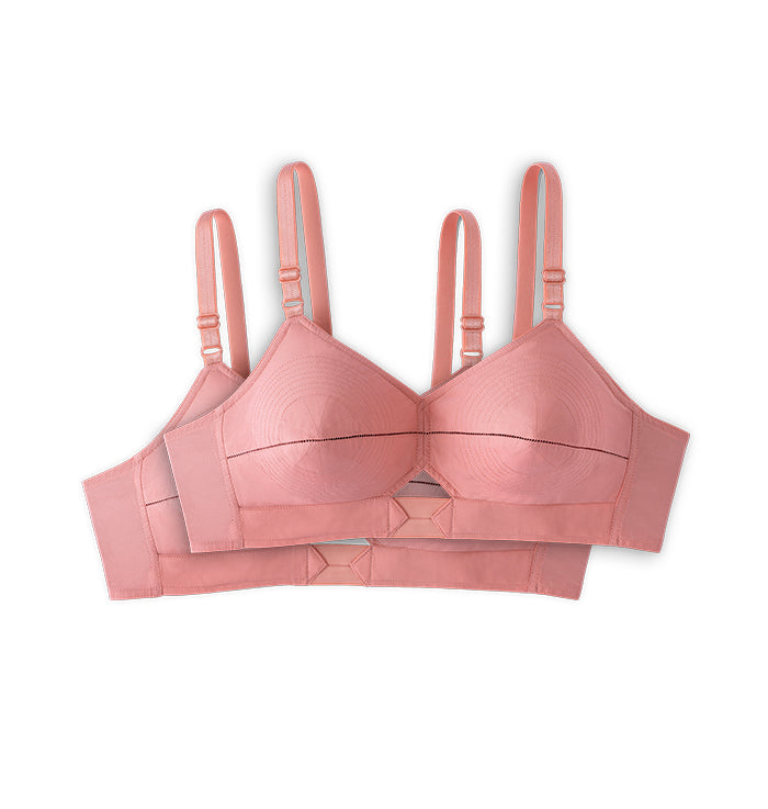 Priyasajini Round Stitch Bra - Pack of 2