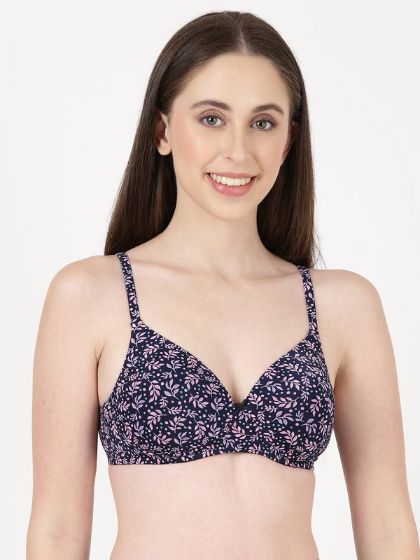 Radiant Pad - Trendy Printed Lightly Padded Bra