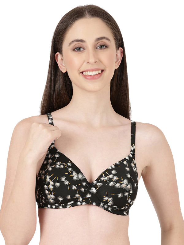 Radiant Pad - Trendy Printed Lightly Padded Bra