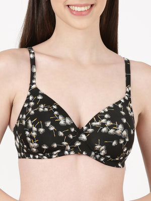 Radiant Pad - Trendy Printed Lightly Padded Bra