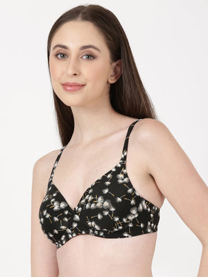 Radiant Pad - Trendy Printed Lightly Padded Bra