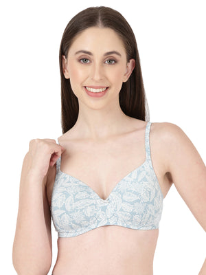 Radiant Pad - Trendy Printed Lightly Padded Bra