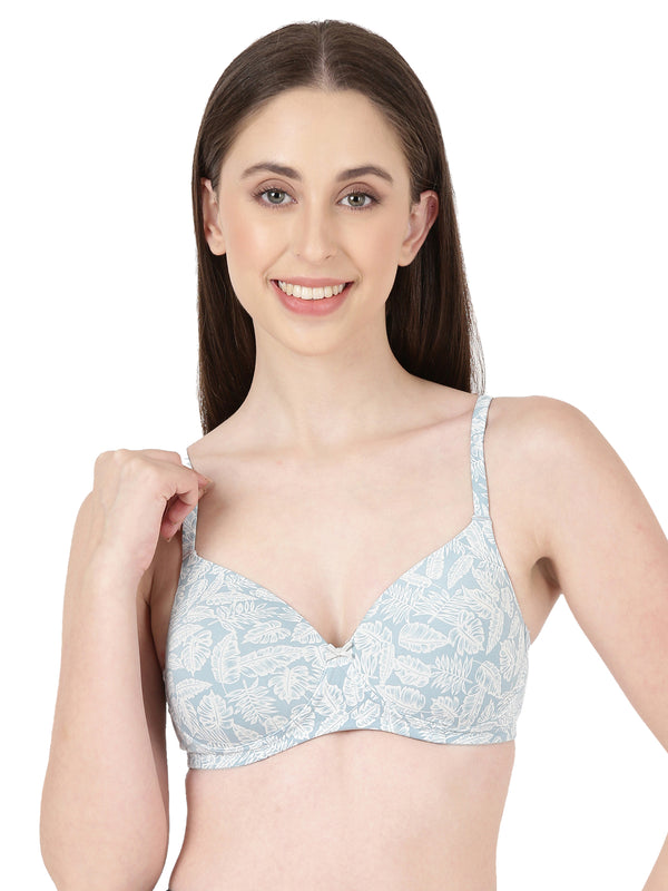 Radiant Pad - Trendy Printed Lightly Padded Bra