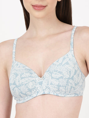 Radiant Pad - Trendy Printed Lightly Padded Bra