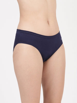 blossom-semi bikini panties-printed-plain-mid-rise-everyday 