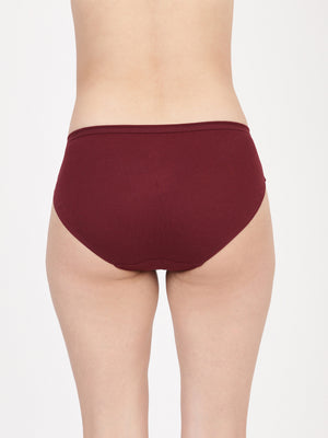 blossom-semi bikini panties-printed-plain-mid-rise-everyday 