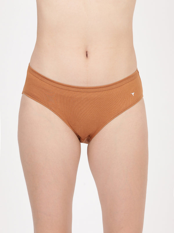 blossom-semi bikini panties-printed-plain-mid-rise-everyday 