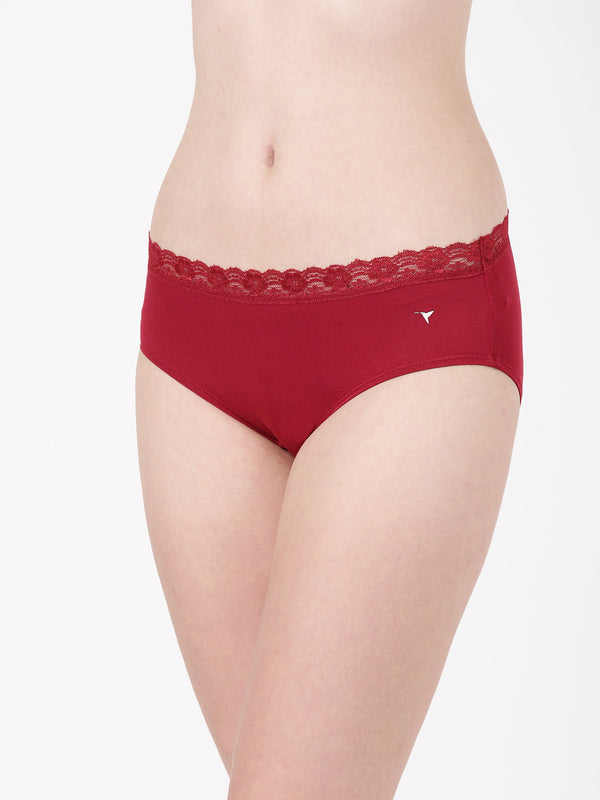 Serene Panty - Pack of 2 - Modal Comfort & Lace Elegance