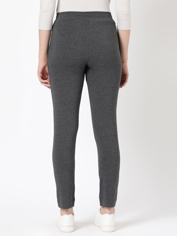 Lounge Pants - Slim Fit Cotton Stretch With Pockets