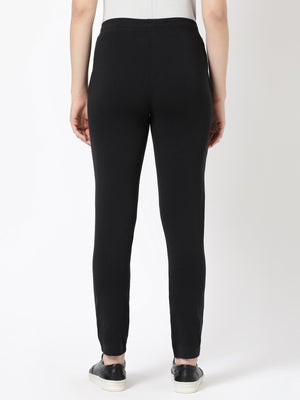 Lounge Pants - Slim Fit Cotton Stretch With Pockets