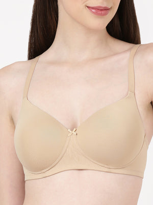 Smoothly Padded - Polyamide Padded T-Shirt Bra