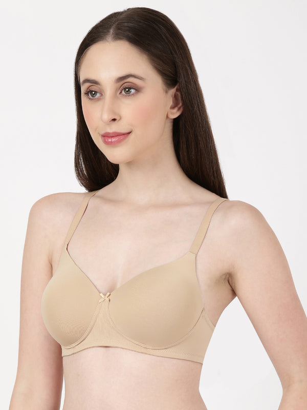 Smoothly Padded - Polyamide Padded T-Shirt Bra