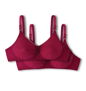 Saree Bra Pack of 2 - Double Layered Cotton