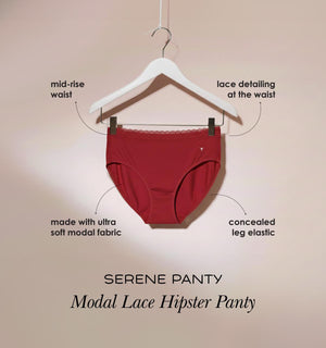 Serene Panty - Soft, Seamless, Stretchable Modal Lace Panty For Seamless Fit Pack Of 2