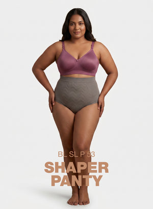 BL SL P 53 - High-rise Shapewear Brief with Seamless Waistband _ Pack of 1