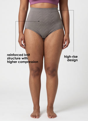 BL SL P 53 - High-rise Shapewear Brief with Seamless Waistband _ Pack of 1
