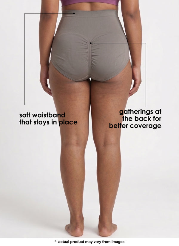 BL SL P 53 - High-rise Shapewear Brief with Seamless Waistband _ Pack of 1