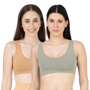 Blissful Bra - Pack of 2 - Soft Cotton Teenager Bra