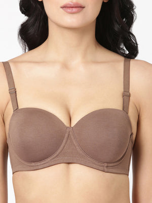 Buy_Blossom_Strapless_Bra_medium_padded_Bra_Demi_cup_Padded_Bra_Camel-Brown-2