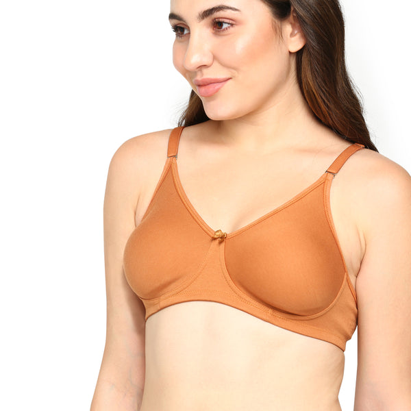 blossom-t-shirt bra-cashew2-knitted-everyday bra